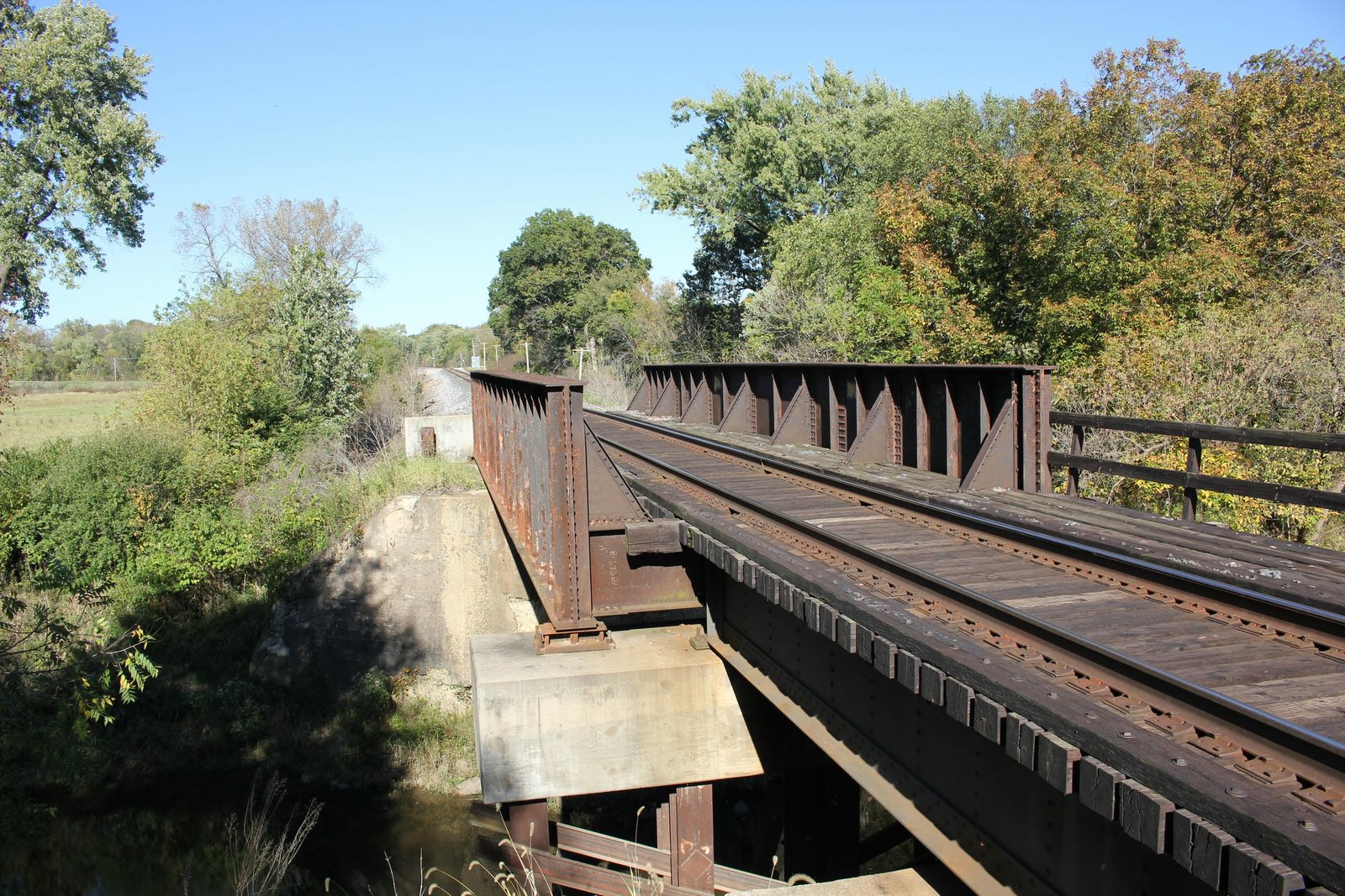 Looking east